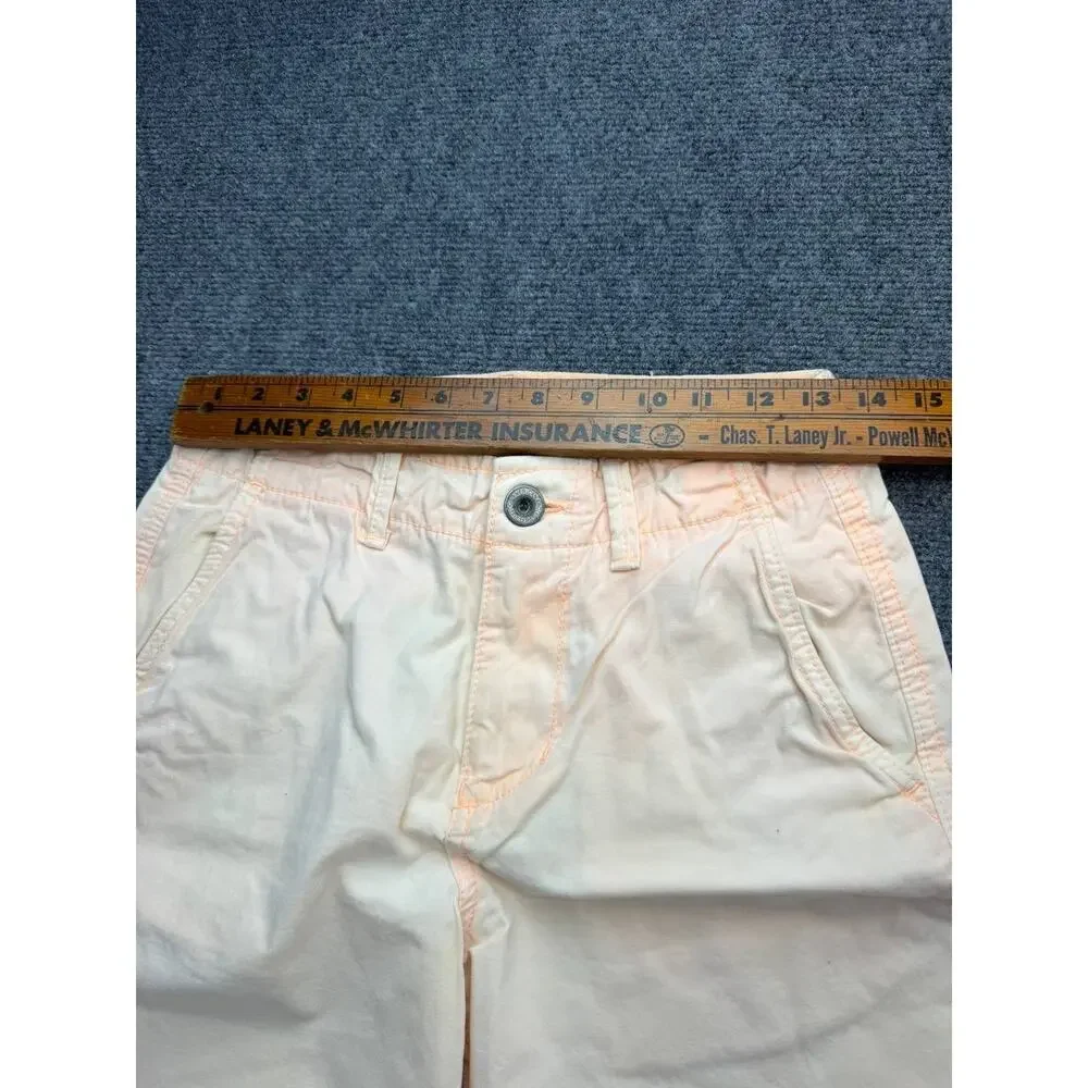 American Eagle Outfitters Women’s Bermuda Shorts Size 26 Peach 100% Cotton